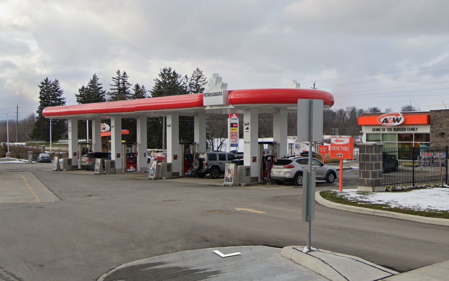 Street-level exterior of the commercial site at 3425 Colonel Talbot Road in London, Ontario